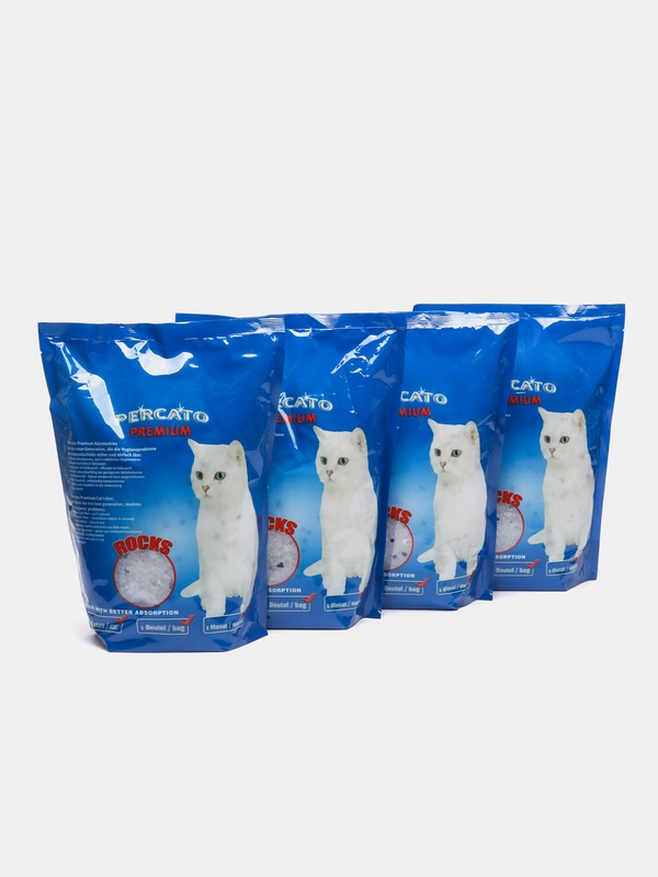 Наполнитель PERCATO Lilli Pet для кошачьего туалета силикагелевый 20 литров 8 кг 04-46885