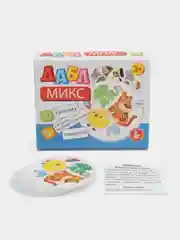 Синий настольная игра Дубль Дуббль (Dobble) Дабл Микс / Животные, на развитие внимания и реакцию