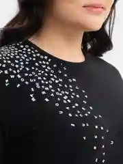 Угольный платье-футболка Oversize с принтом, длинное