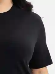 Угольный платье-футболка Oversize с принтом, длинное