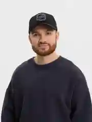 Бейсболка (кепка) с принтом "NHL", черная