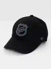 Бейсболка (кепка) с принтом "NHL", черная