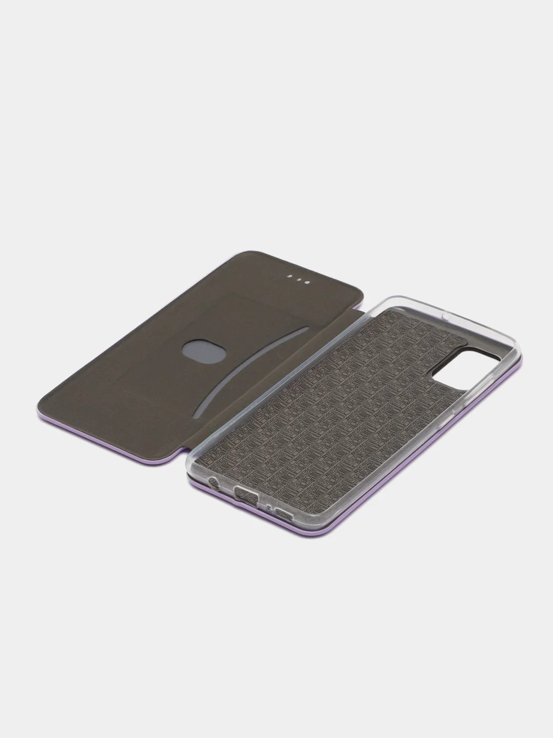Сиреневый чехол-книжка Samsung Galaxy A51, (Самсунг Галакси А51)