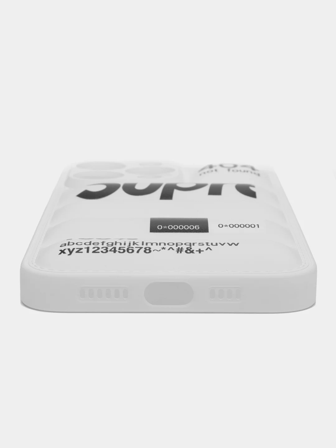 Белый чехол на iPhone (Айфон) 13 Pro, Pro Max, 14 Pro, Pro Max
