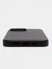 Черный чехол MagSafe для iPhone 13 Pro Max кожаный BROSCORP с защитой камер, микрофиброй, экокожа