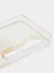 Золотой жидкий чехол с переливающейся жидкостью для Xiaomi Mi Note 10 Pro