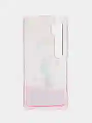 Розовый жидкий чехол с переливающейся жидкостью для Xiaomi Mi Note 10 Pro
