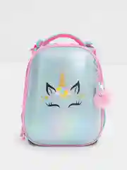 Рюкзак школьный Brauberg Shiny, 2 отделения, с брелком, Magic unicorn, 38х28х14 см, 270694