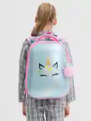Рюкзак школьный Brauberg Shiny, 2 отделения, с брелком, Magic unicorn, 38х28х14 см, 270694