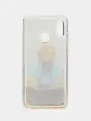 Золотой силиконовый чехол с жидкими блестками для Huawei P Smart (2019)