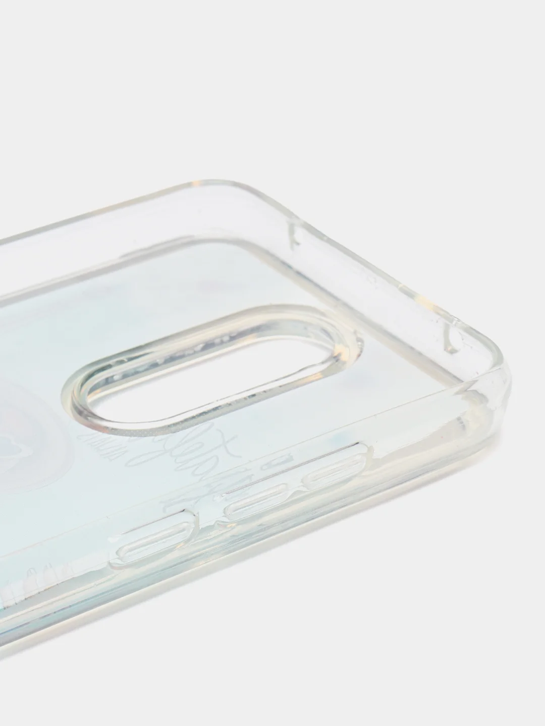 Серебряный силиконовый чехол с жидкими блестками для Xiaomi Redmi 8