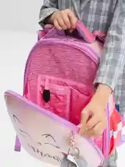Рюкзак школьный Brauberg Shiny, 2 отделения, с брелком, Cheerful, 38х28х14 см, 270697
