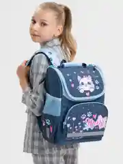 Рюкзак школьный Пифагор 1 отделение, 3 кармана, эргономичная спинка, Little friend, 270684