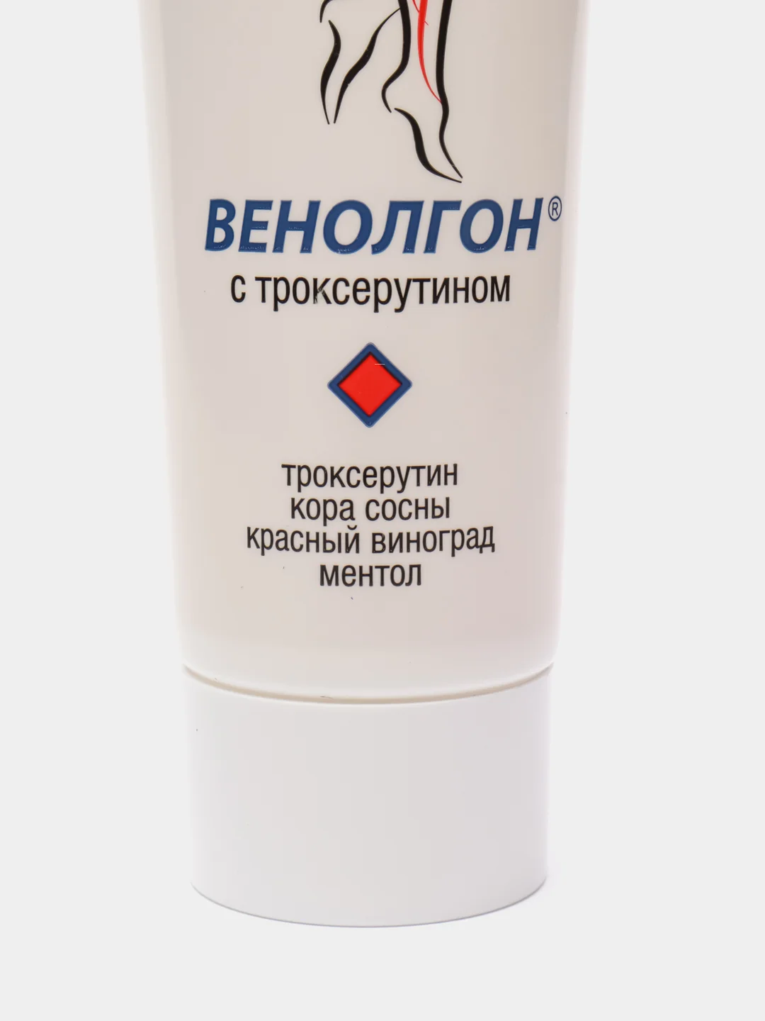 Гель - бальзам (крем, мазь) Венолгон для ног от варикоза с троксерутином от отеков 75 мл