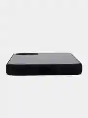 Черный чехол стеклянный для iPhone (Айфон) 11 с защитой камеры