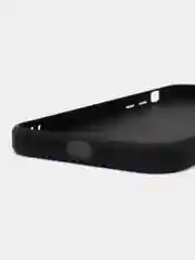 Черный чехол стеклянный для iPhone (Айфон) 11 с защитой камеры