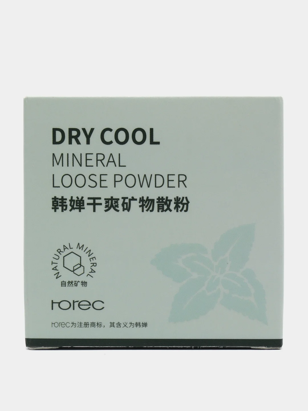 Рассыпчатая минеральная пудра Rorec Dry Cool Mineral Loose powder, матирующая пудра