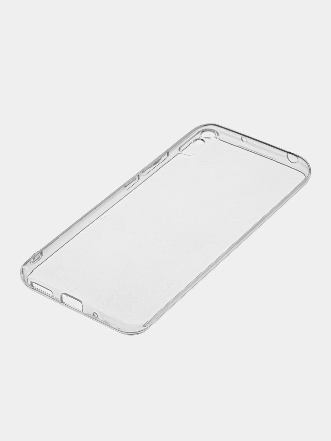 Серый металлик силиконовый чехол для Xiaomi Redmi 9A (Сяоми Редми 9А), прозрачный