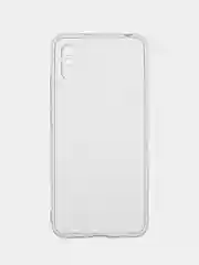 Серый металлик силиконовый чехол для Xiaomi Redmi 9A (Сяоми Редми 9А), прозрачный