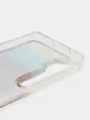 Синий жидкий чехол с переливающейся жидкостью для Xiaomi Mi Note 10 Pro