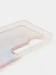 Фиолетовый жидкий чехол с переливающейся жидкостью для Xiaomi Mi Note 10 Pro