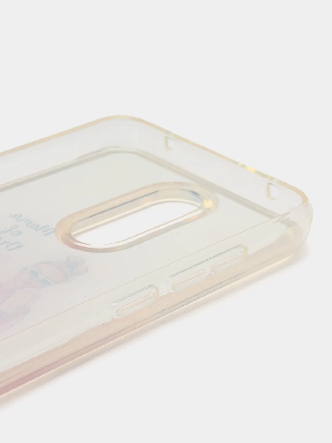 Золотой силиконовый чехол с жидкими блестками для Xiaomi Redmi 8