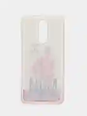 Золотой силиконовый чехол с жидкими блестками для Xiaomi Redmi 8