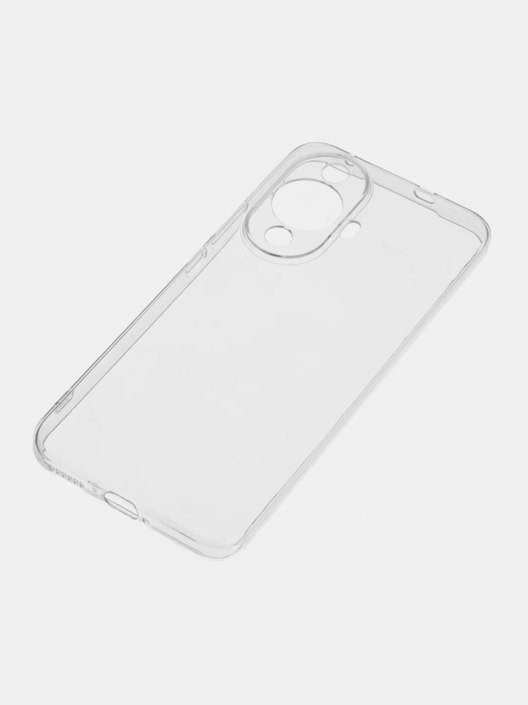 Прозрачный чехол для Huawei Nova 12S/12 Lite/12 Active Edition/11 силиконовый BROSCORP, защита камер