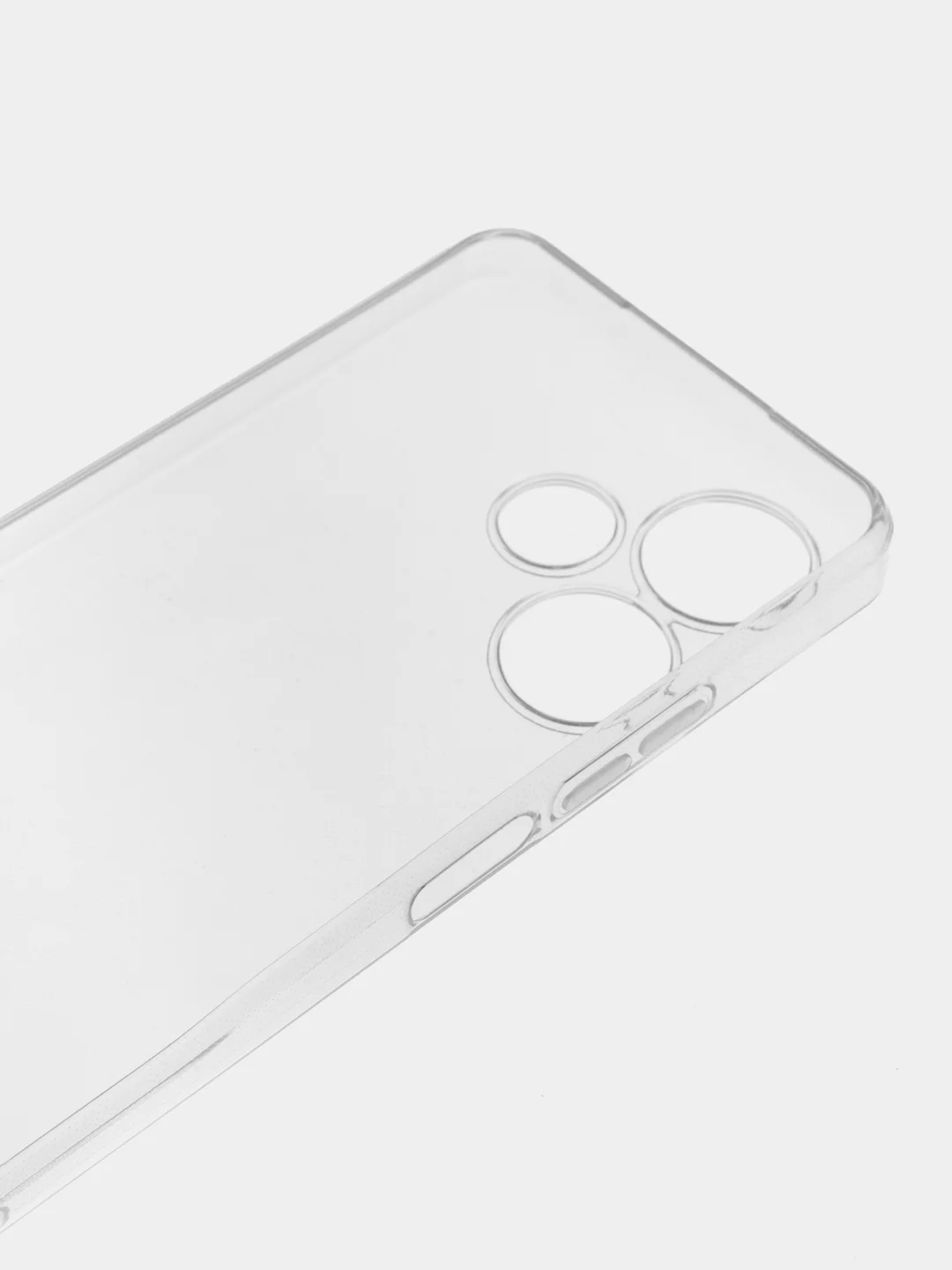 Прозрачный силиконовый чехол BROSCORP для Infinix Hot 30, с защитой камер и от прилипания
