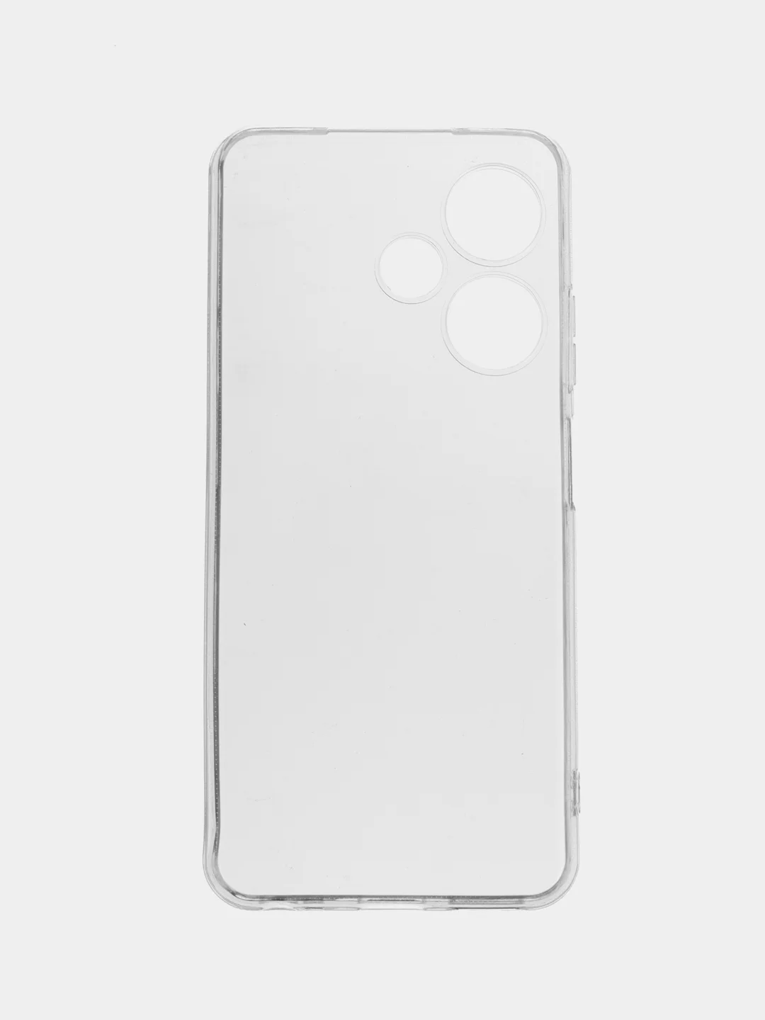 Прозрачный силиконовый чехол BROSCORP для Infinix Hot 30i / 30i NFC с защитой камер и от прилипания