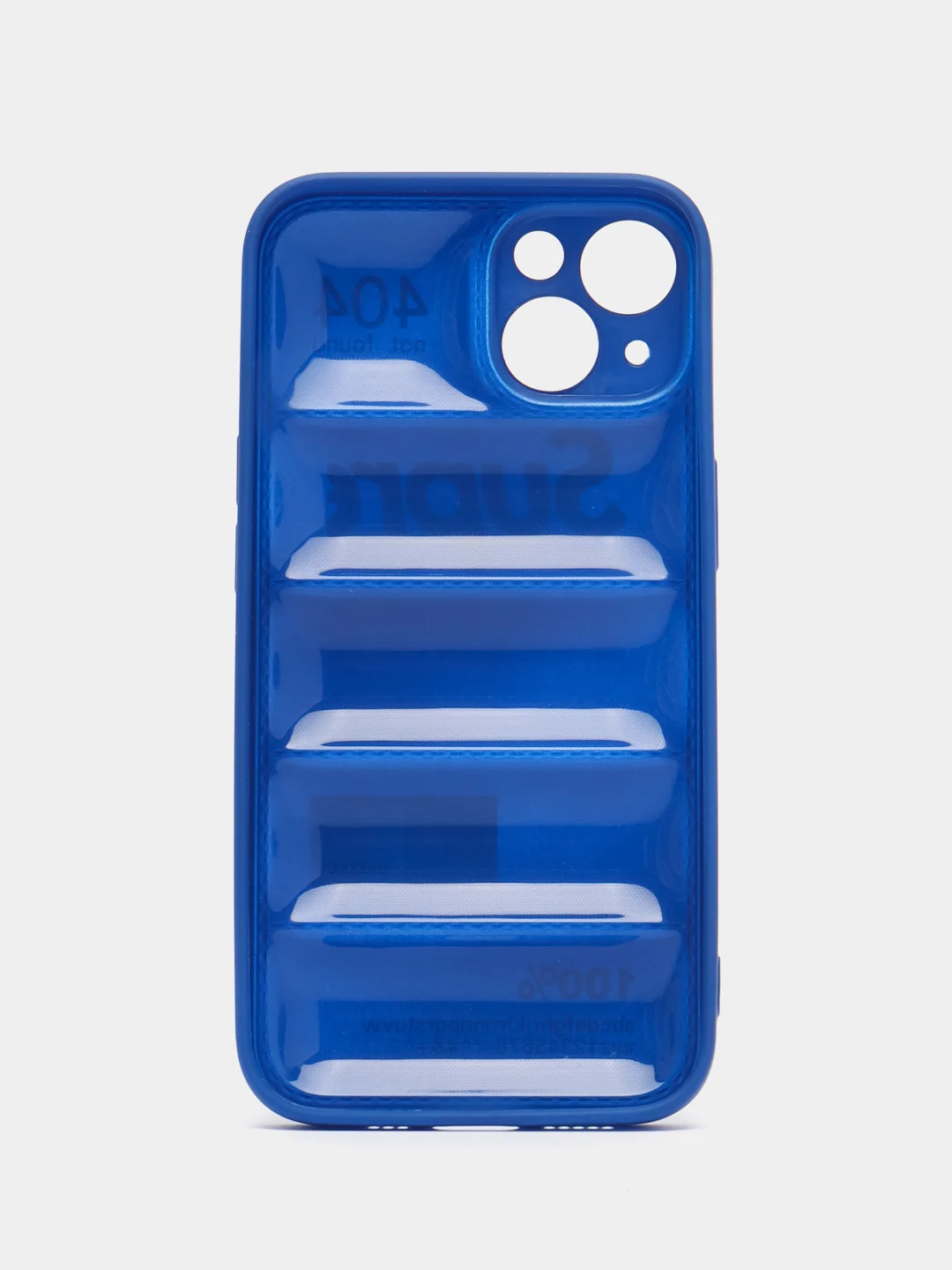 Синий чехол на iPhone (Айфон) 13 Pro, Pro Max, 14 Pro, Pro Max