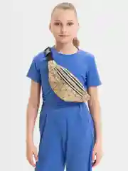 Золотой сумка на пояс, плечо, бананка, поясная сумка для девочки