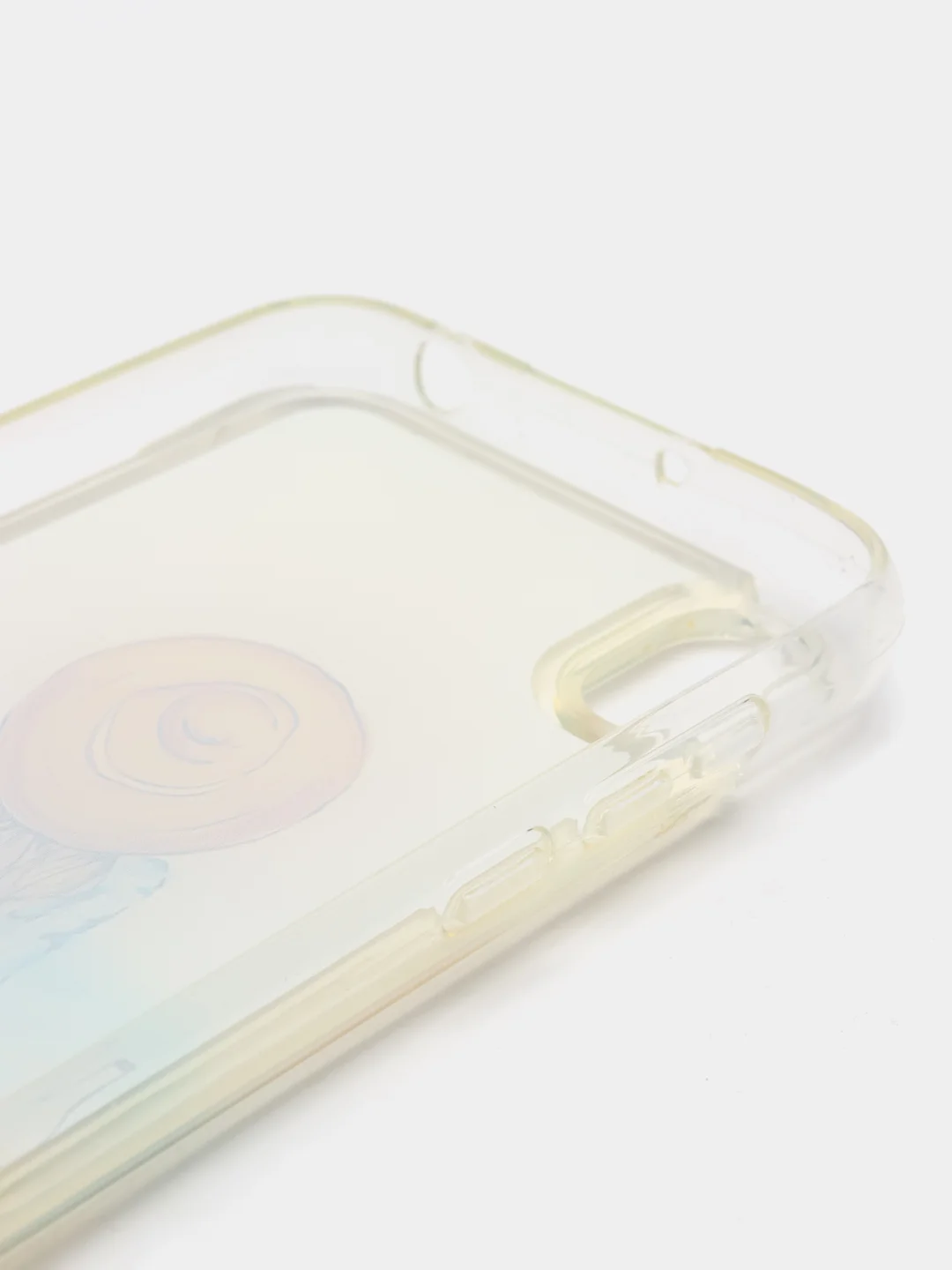 Золотой чехол силиконовый на Huawei Y5 2019