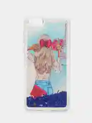 Синий чехол силиконовый на cмартфон Huawei Y5 2018