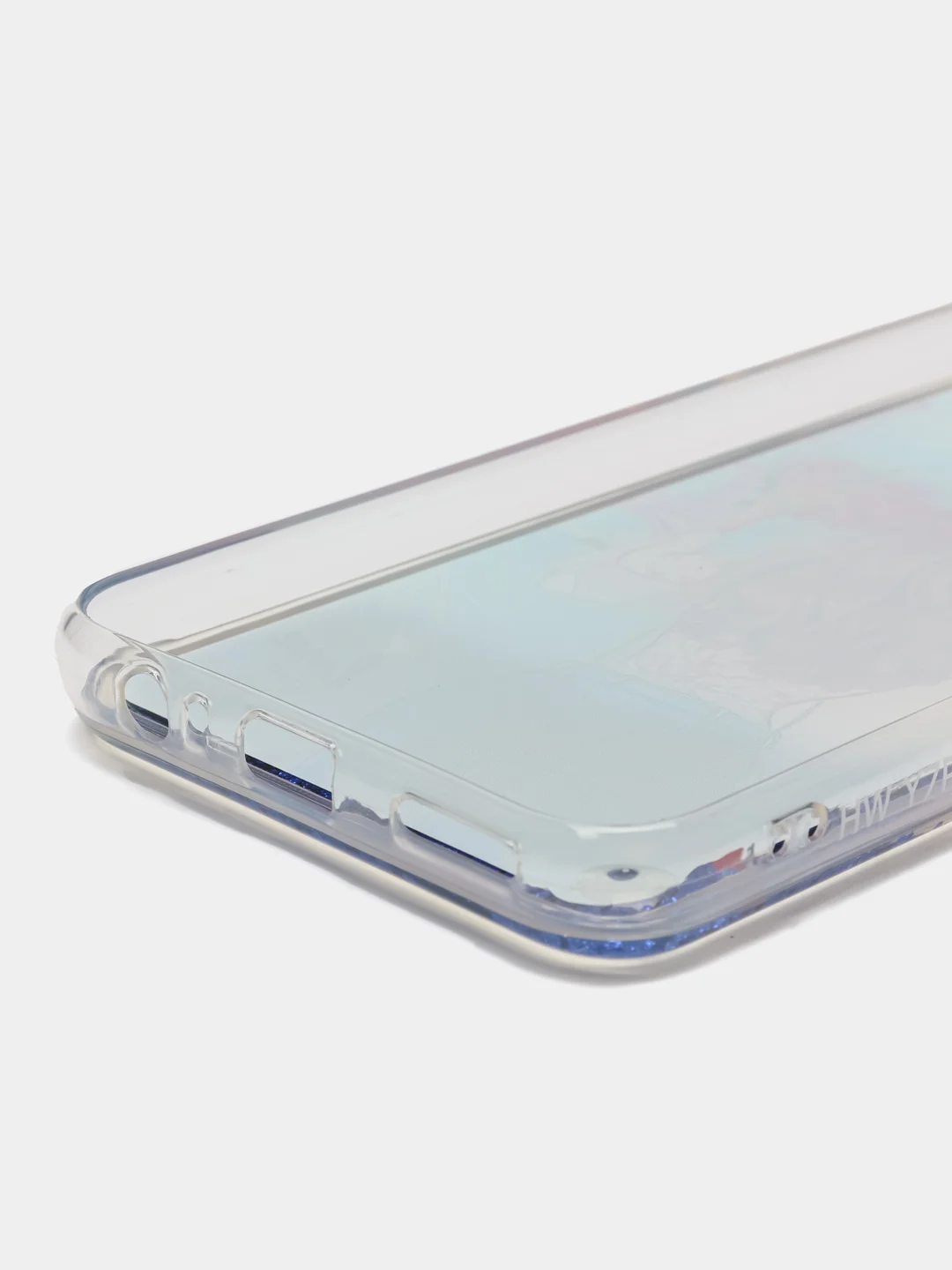 Синий чехол силиконовый на cмартфон Huawei P40 Lite