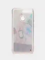 Золотой чехол силиконовый на cмартфон Huawei Y6 (2018)