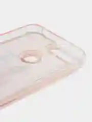Вишнёвый чехол силиконовый на cмартфон Huawei Y6 (2018)