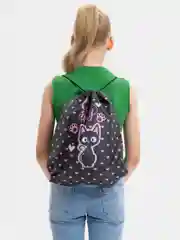 Сумка мешок для сменной обуви Brauberg Kids, с петлей, 42х34 см, Amazed cat, 271629