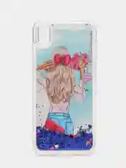 Синий чехол силиконовый на Huawei Y5 2019
