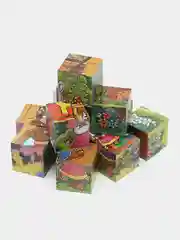 Голубой кубики детские, 12 кубиков