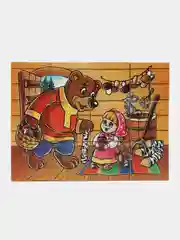 Голубой кубики детские, 12 кубиков