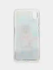 Серебряный чехол силиконовый на Huawei Y5 2019