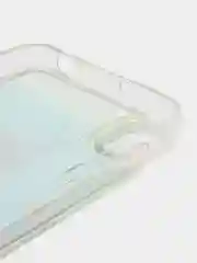 Серебряный чехол силиконовый на Huawei Y5 2019