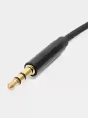 Черный аудиокабель FaisON HUPA13 3.5 мм, AUX, Lightning, 1 м, аукс для айфон