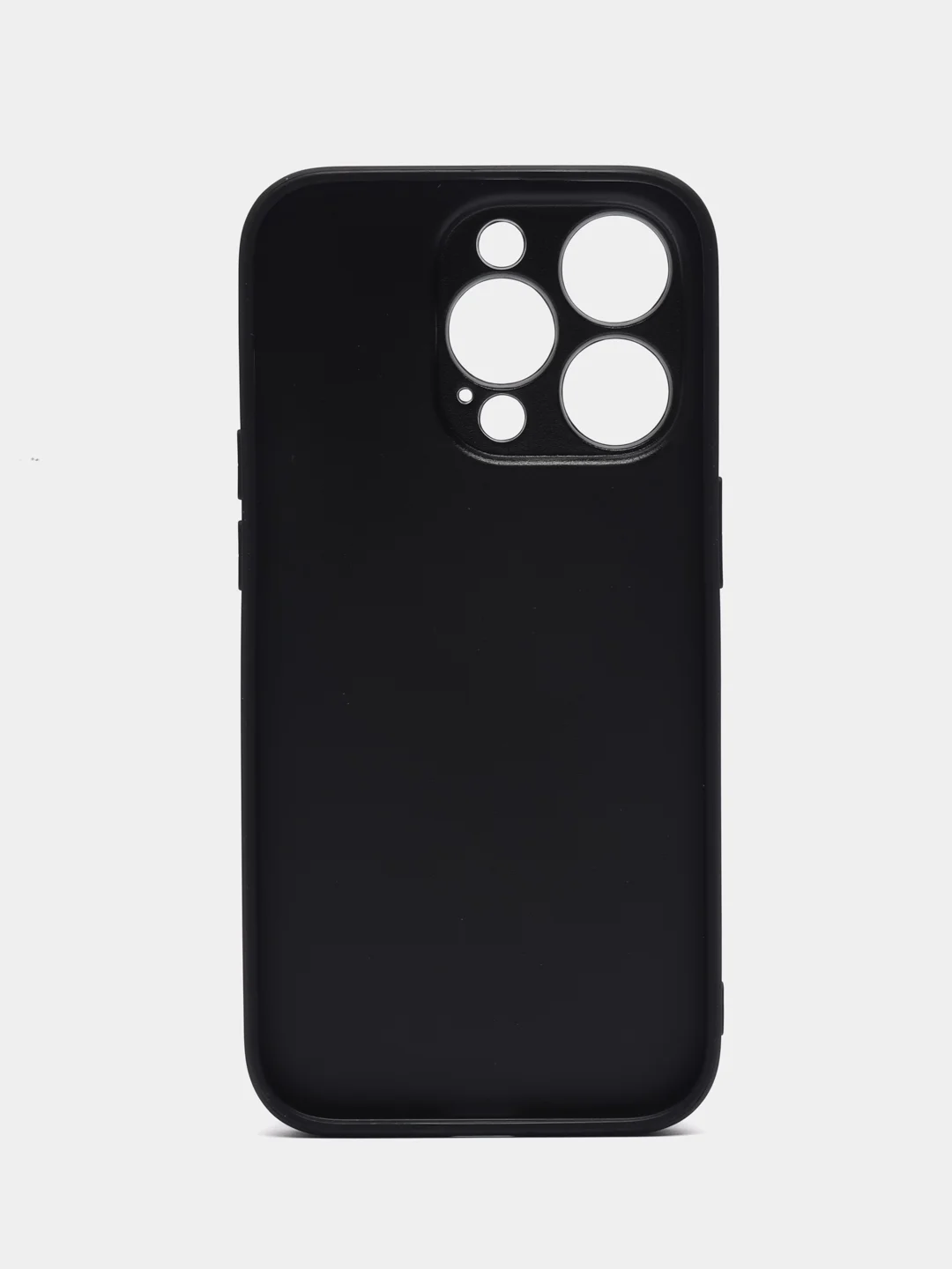 Черный люксовый чехол для Apple iPhone 14 Pro алькантара BROSCORP, замшевый, пластиковый+ силикон
