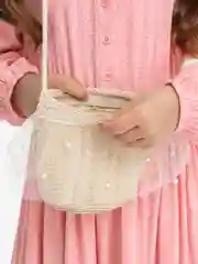 Светло-бежевый шляпа и детская сумка
