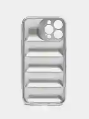 Белый чехол на iPhone (Айфон) 13 Pro, Pro Max, 14 Pro, Pro Max