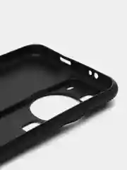 Черный чехол для Huawei P60, P60 Pro силиконовый BROSCORP матовый тонкий с бортиком защитой камер