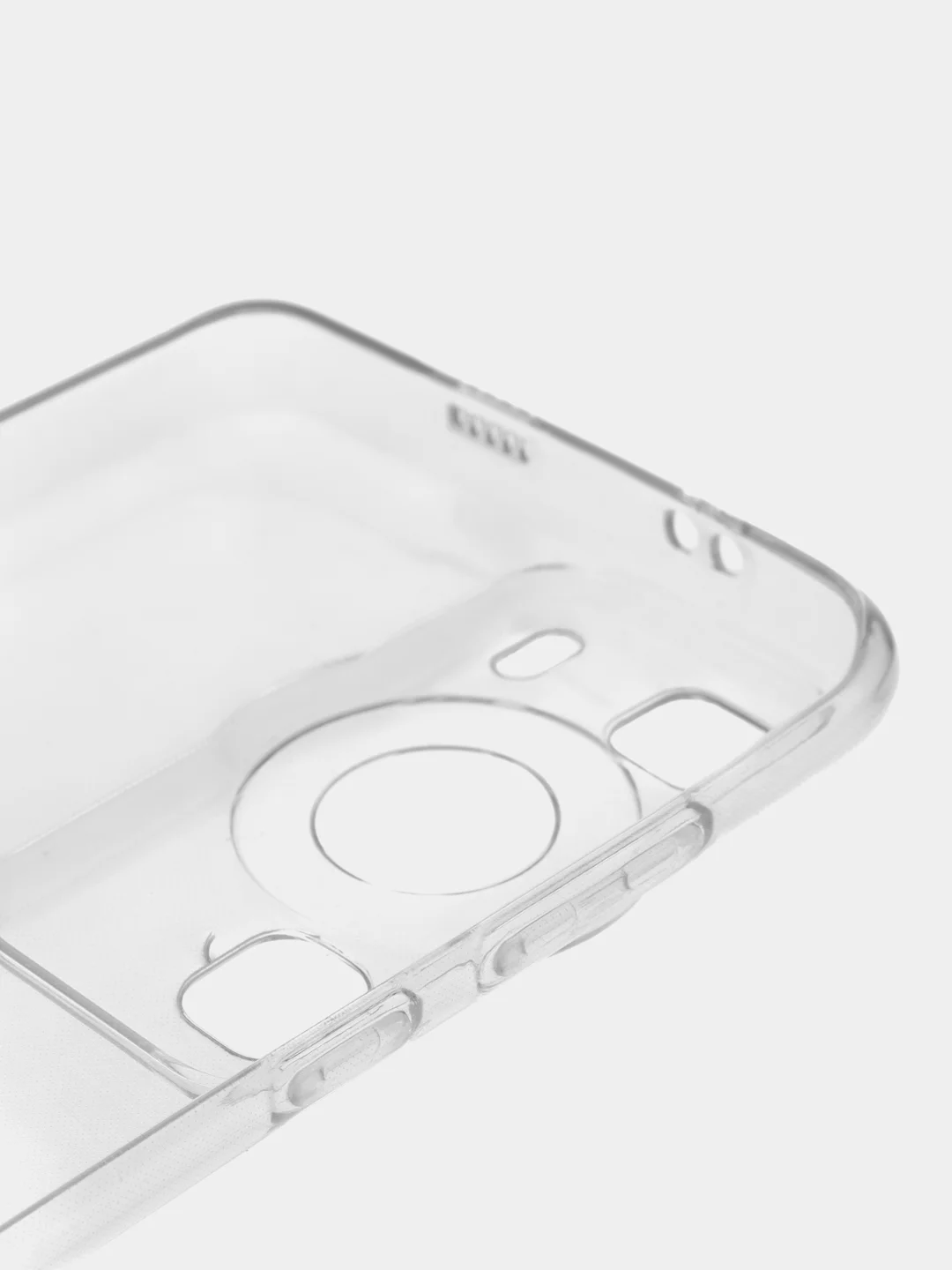 Прозрачный чехол для Huawei P60, P60 Pro силиконовый BROSCORP с защитой камер и сеткой от прилипания