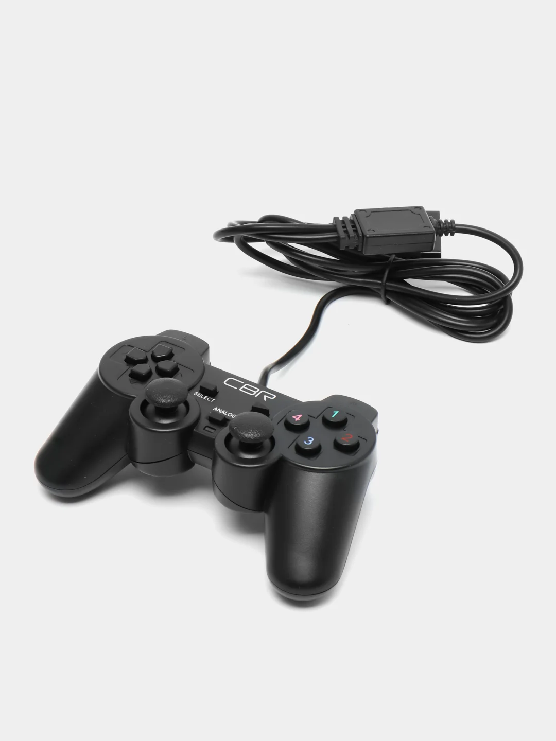 Черный геймпад CBR CBG-950 для ПК / PS2 / PS3, 2 вибромотора